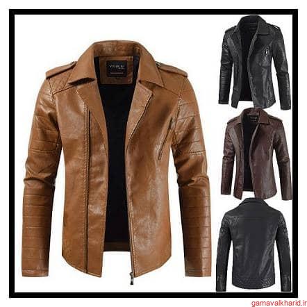 Men brown leather jacket - معرفی 36 مدل از بهترین کت های چرم مردانه